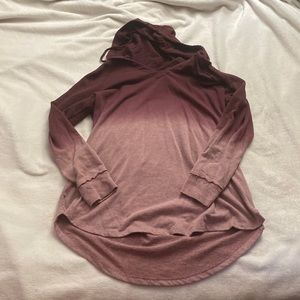 Maurice’s Maroon Ombré Hoodie; size: XL